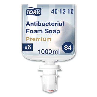 Premium Antibacterial Foam Soap, Unscented, 1 L, 6/carton
