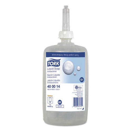 Premium Antibacterial Foam Soap, Unscented, 1 L, 6/carton