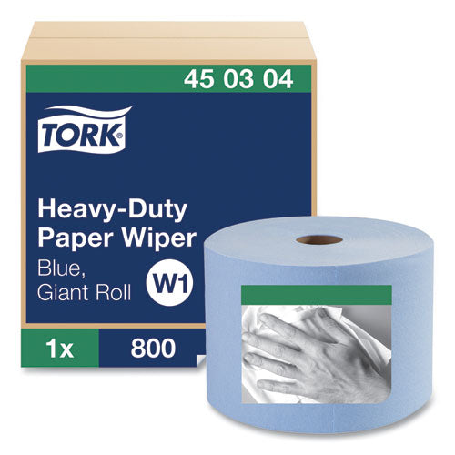 Heavy-duty Paper Wiper, 11.1" X 800 Ft, Blue