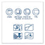 Advanced Shopmax Wiper 450, Centerfeed Refill, 9.9 X 13.1, Blue, 200/roll, 2 Rolls/carton