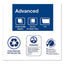 Advanced Masterfold Dispenser Napkin, 1-ply, 12" X 17", Natural, 500/pk, 12pk/ct