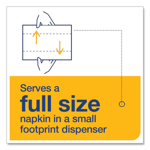 Xpressnap Fit Interfold Dispenser Napkins, 2-ply, 6.5 X 8.39, White, 120/pack, 36 Packs/carton