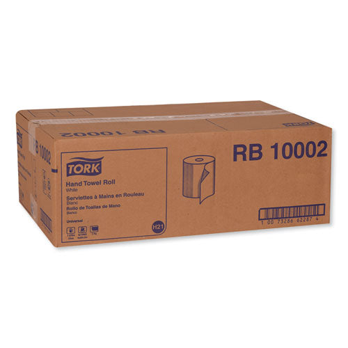Hardwound Roll Towel, 7.88" X 1,000 Ft, White, 6 Rolls/carton