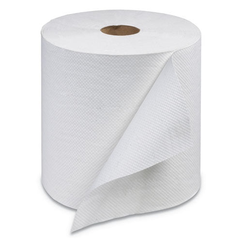 Universal Hand Towel Roll, 7.88" X 800 Ft, White, 6 Rolls/carton