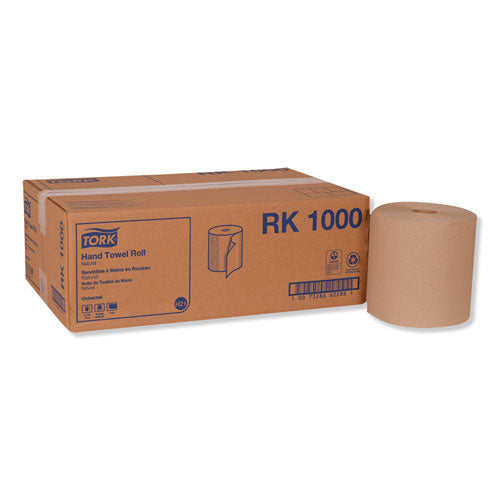 Hardwound Roll Towel, 7.88" X 1,000 Ft, Natural, 6 Rolls/carton