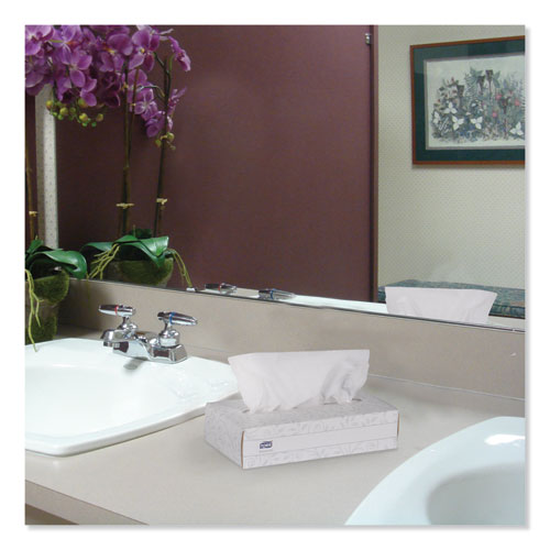 Advanced Facial Tissue, 2-ply, White, Flat Box, 100 Sheets/box, 30 Boxes/carton