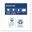 Advanced Bath Tissue, Septic Safe, 2-ply, White, 500 Sheets/roll, 48 Rolls/carton