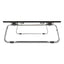 Universal Glass-top Monitor Riser, 22" X 8" X 3", Clear, Supports 3.9 Lbs