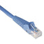 Cat6 Gigabit Snagless Molded Patch Cable, 1 Ft, Blue