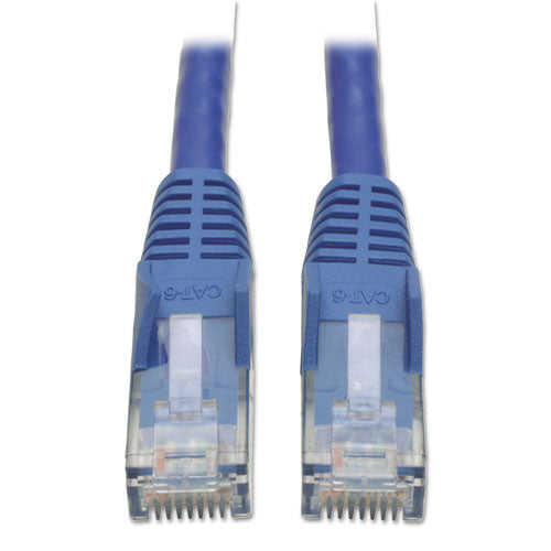 Cat6 Gigabit Snagless Molded Patch Cable, 7 Ft, Blue