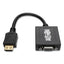 Hdmi To Vga With Audio Converter Cable, 6", Black
