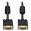 Vga Coaxial High-resolution Monitor Cable With Rgb Coaxial, 50 Ft, Black