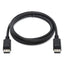 Displayport To Displayport Cable 4k With Latches, 10 Ft, Black