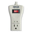 Protect It! Surge Protector, 7 Ac Outlets, 7 Ft Cord, 2,160 J, Light Gray