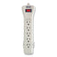 Protect It! Surge Protector, 7 Ac Outlets, 7 Ft Cord, 2,160 J, Light Gray