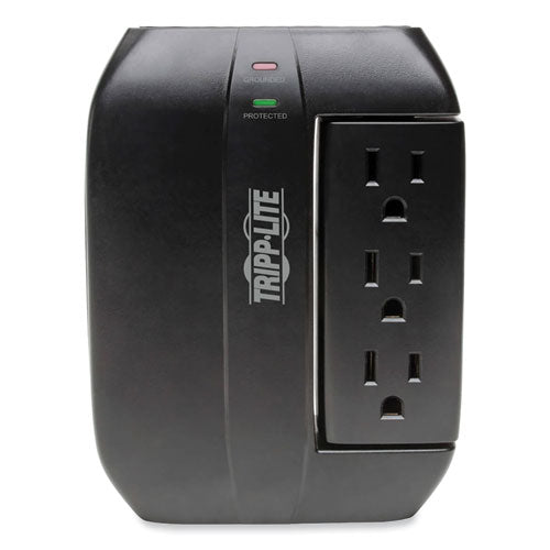 Protect It! Surge Protector, 6 Ac Outlets, 1,500 J, Black
