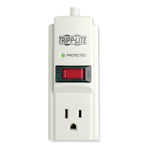 Protect It! Surge Protector, 6 Ac Outlets, 6 Ft Cord, 790 J, Light Gray