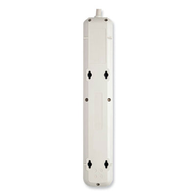 Protect It! Surge Protector, 7 Ac Outlets, 12 Ft Cord, 1,080 J, Light Gray