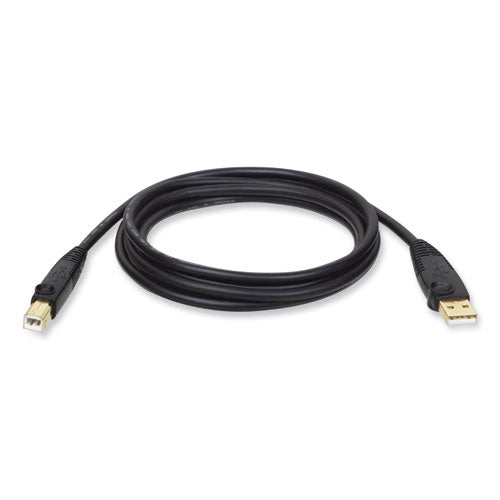 Usb 2.0 A/b Cable, 10 Ft, Black
