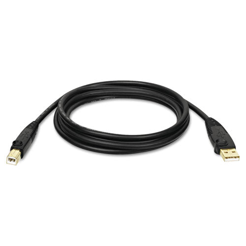 Usb 2.0 A/b Cable, 10 Ft, Black