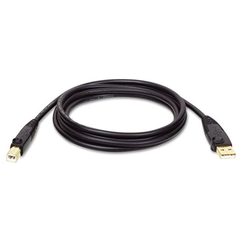 Usb 2.0 A/b Cable (m/m), 15 Ft, Black