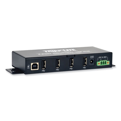 Usb 2.0 Mini Hub, 4 Ports, Black