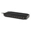Desktop Charging Station With Adjustable Storage, 10 Devices, 9.4 X 4.7 X 1, Black