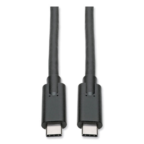 Usb 3.1 Gen 1 (5 Gbps) Cable, Usb Type-c (usb-c) To Usb Type-c (m/m), 5 A, 6 Ft, Black