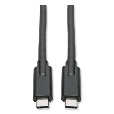 Usb 3.1 Gen 1 (5 Gbps) Cable, Usb Type-c (usb-c) To Usb Type-c (m/m), 5 A, 6 Ft, Black