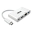 Usb 3.1 Gen 1 Usb-c To Hdmi Adapter, Usb-a/usb-c Pd Charging/gigabit Ethernet, 3", White