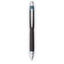 Jetstream Retractable Ballpoint Pen, 1 Mm, Blue-black Ink, Black Barrel