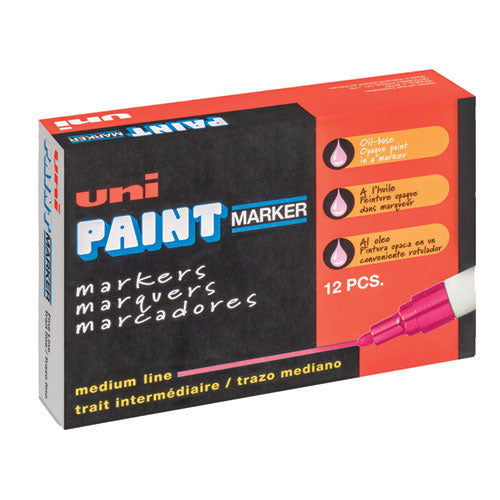 Permanent Marker, Medium Bullet Tip, Pink