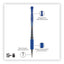Signo Grip Gel Pen, Stick, Medium 0.7 Mm, Blue Ink, Silver/blue Barrel, Dozen