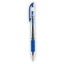 Signo Grip Gel Pen, Stick, Medium 0.7 Mm, Blue Ink, Silver/blue Barrel, Dozen