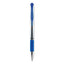Signo Grip Gel Pen, Stick, Medium 0.7 Mm, Blue Ink, Silver/blue Barrel, Dozen