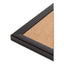 Cork Bulletin Board, 24 X 18, Natural Surface, Black Medium-density Fiberboard Frame