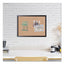 Cork Bulletin Board, 24 X 18, Natural Surface, Black Medium-density Fiberboard Frame