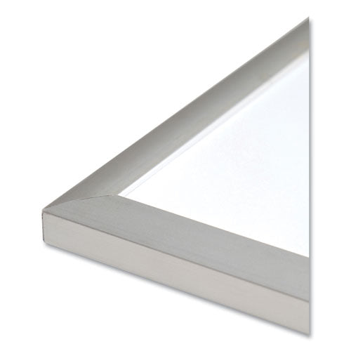 Melamine Dry Erase Board, 24 X 18, White Surface, Silver Aluminum Frame