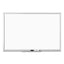 Melamine Dry Erase Board, 36 X 24, White Surface, Silver Aluminum Frame