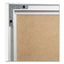 Melamine Dry Erase Board, 48 X 36, White Surface, Silver Aluminum Frame