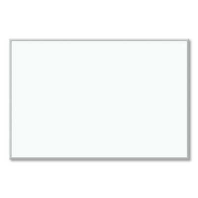 Melamine Dry Erase Board, 72 X 48, White Surface, Silver Aluminum Frame