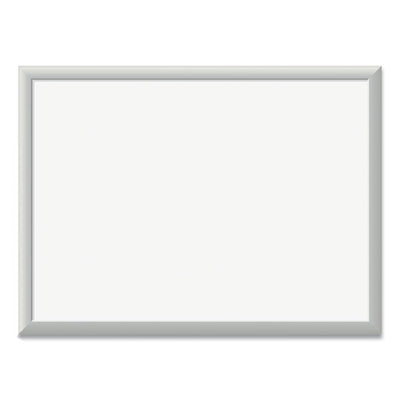 Magnetic Dry Erase Board With Aluminum Frame, 24 X 18, White Surface, Silver Aluminum Frame