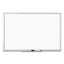 Magnetic Dry Erase Board With Aluminum Frame, 36 X 24, White Surface, Silver Aluminum Frame