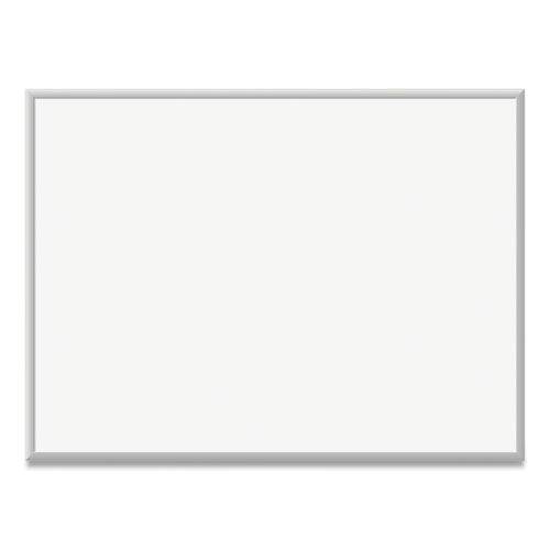 Magnetic Dry Erase Board With Aluminum Frame, 48 X 36, White Surface, Silver Aluminum Frame