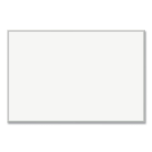 Magnetic Dry Erase Board With Aluminum Frame, 72 X 48, White Surface, Silver Aluminum Frame