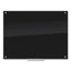 Black Glass Dry Erase Board, 48 X 36, Black Surface