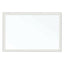 Magnetic Dry Erase Board With Décor Frame, 30 X 20, White Surface, White Mdf Frame
