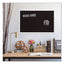 Magnetic Chalkboard With Décor Frame, 30 X 20, Black Surface, White Mdf Frame