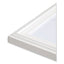 Magnetic Dry Erase Calendar With Décor Frame, One Month, 30 X 20, White Surface, White Mdf Frame
