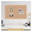 Cork Bulletin Board, 35 X 23, Natural Surface, Birch Mdf Frame